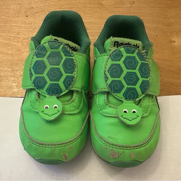 REEBOK Royal Classic Turtle 2 Pair Bundle Toddler Green Sneakers - Picture 13 of 16